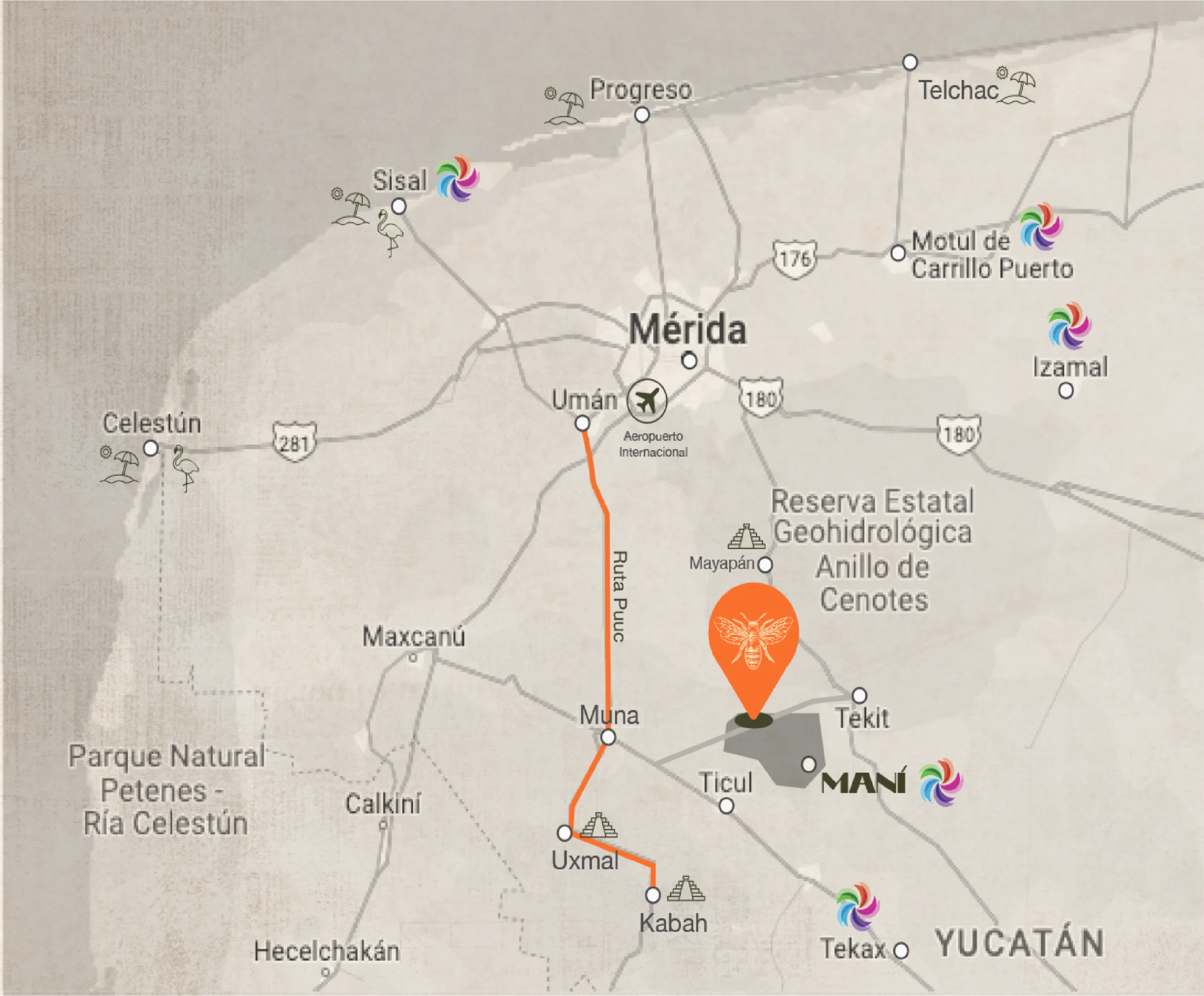 Mapa Manikaab